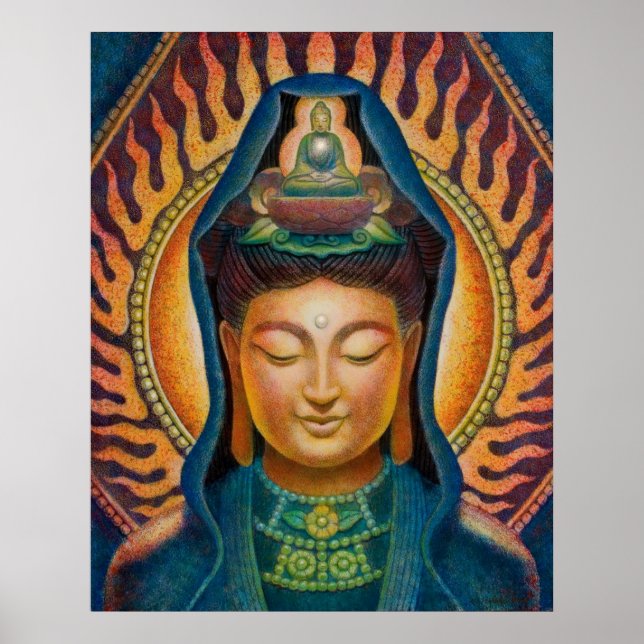 Poster "Kuan Yin's Flame" (Vorne)