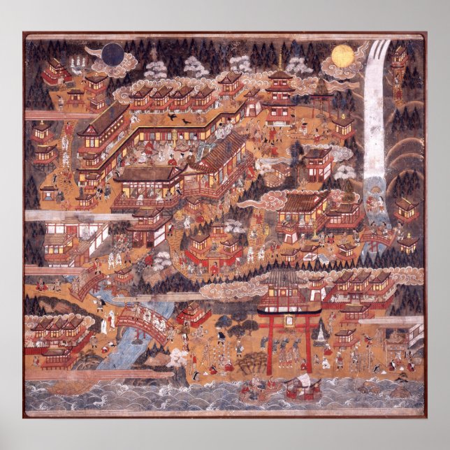 Poster Kumano Nachi Mandala (Devant)