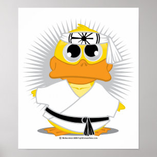 Poster Kung Fu Duck