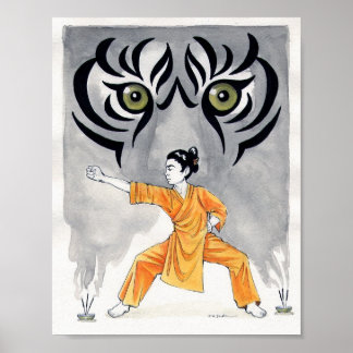 Poster Kung Fu Tiger