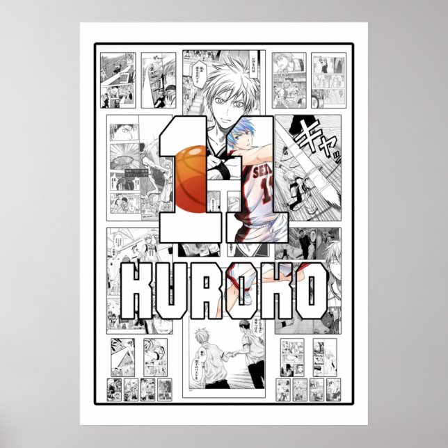 Poster Kuroko No Basket  Tetsuya Kuroko 11  (Devant)