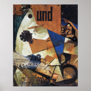 Poster Kurt Schwitters, Das Undbild, 1919-PRINT-SUPER SIZ