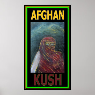 POSTER KUSH AFGHAN