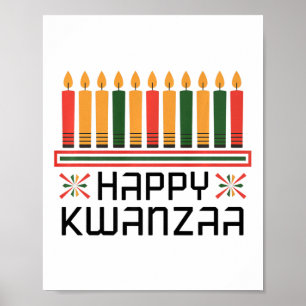 Poster Kwanzaa Célébration Idées Unité À Kwanza Joyeux Kw