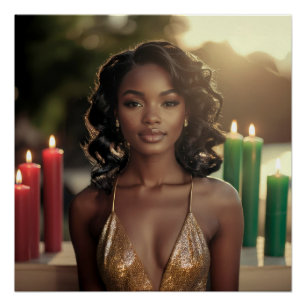 POSTER KWANZAA - JOYEUX KWANZAA -