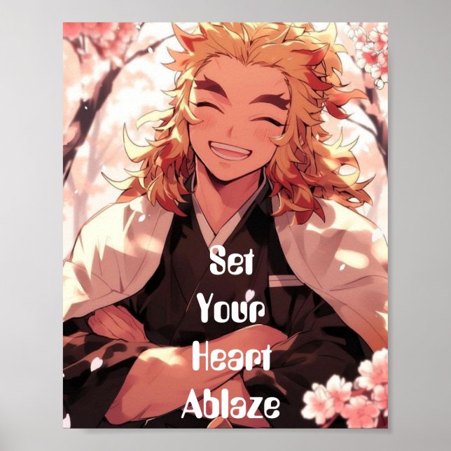 Poster Kyojuro Rengoku (Devant)