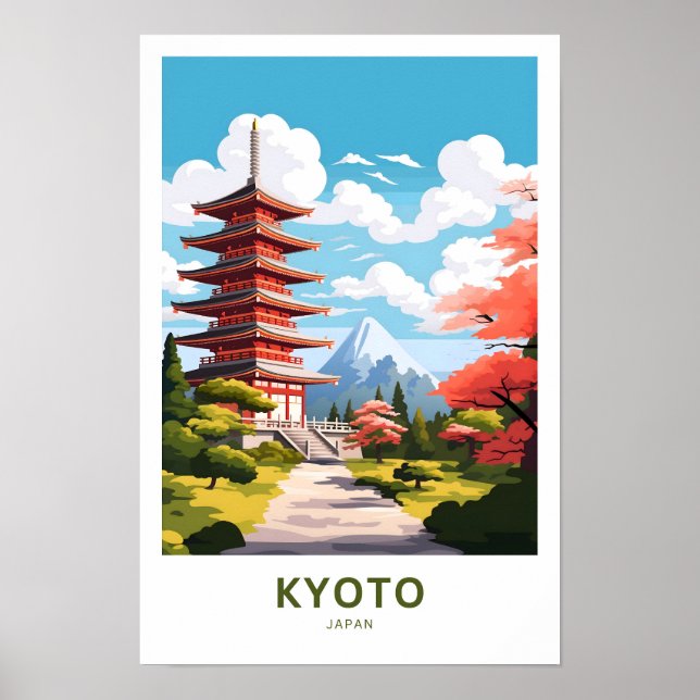Poster Kyoto - Japon - Imprimer (Devant)