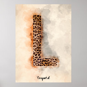 Poster L est pour Leopard
