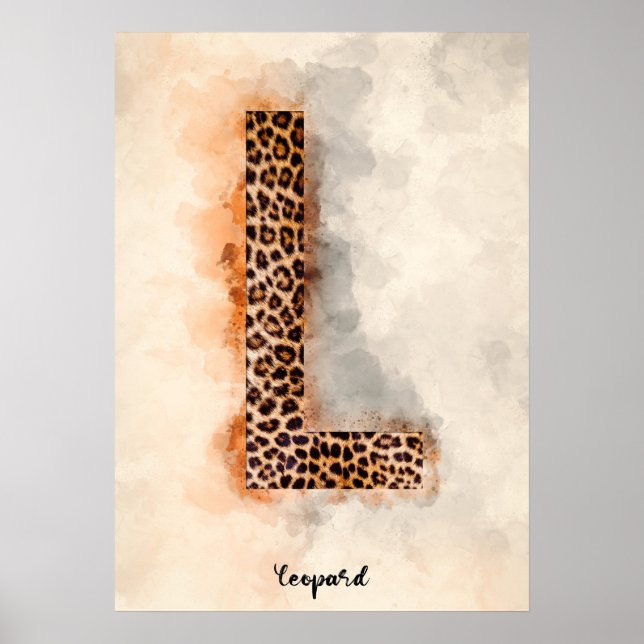 Poster L est pour Leopard (Devant)