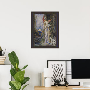 Poster L’Inspiration by Gustave Moreau