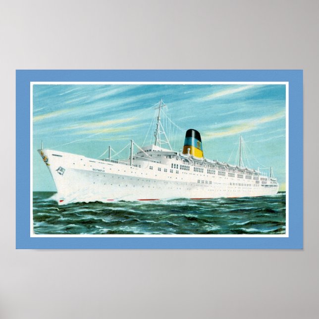 Poster L'"Olympia" de la ligne grecque (Devant)