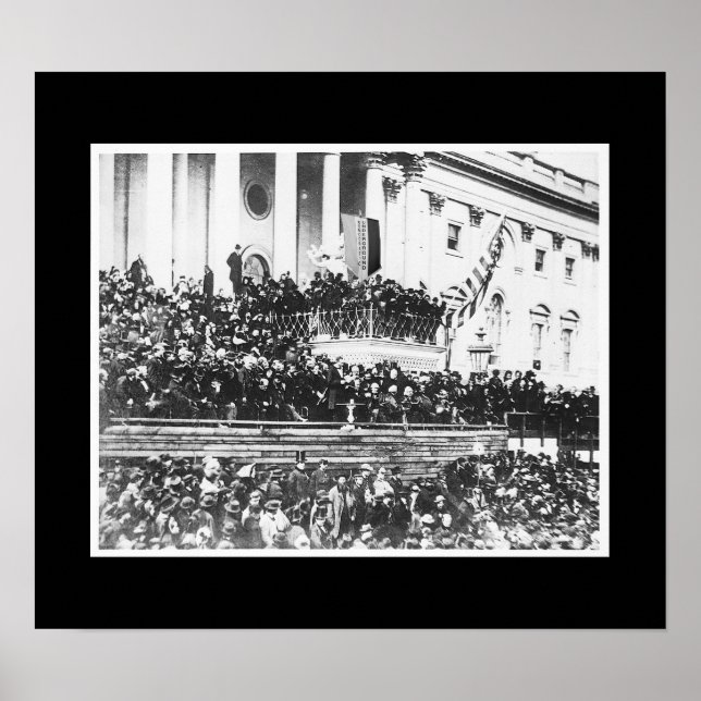 Poster La 2ème inaugurale du président Abraham Lincoln (Devant)