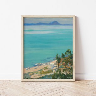 Poster La baie de Tunis, le matin   Sir John Lavery