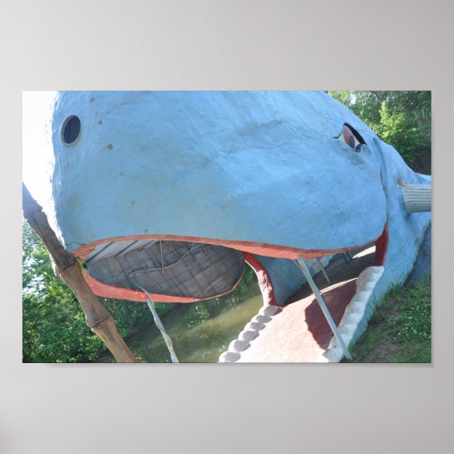 Poster La Baleine Bleue - Route 66 (Devant)