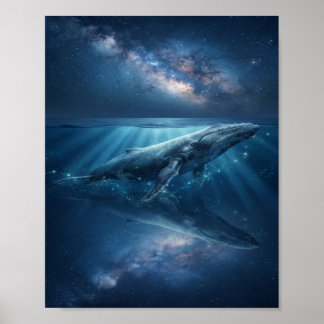 Poster La Baleine sous les Étoiles