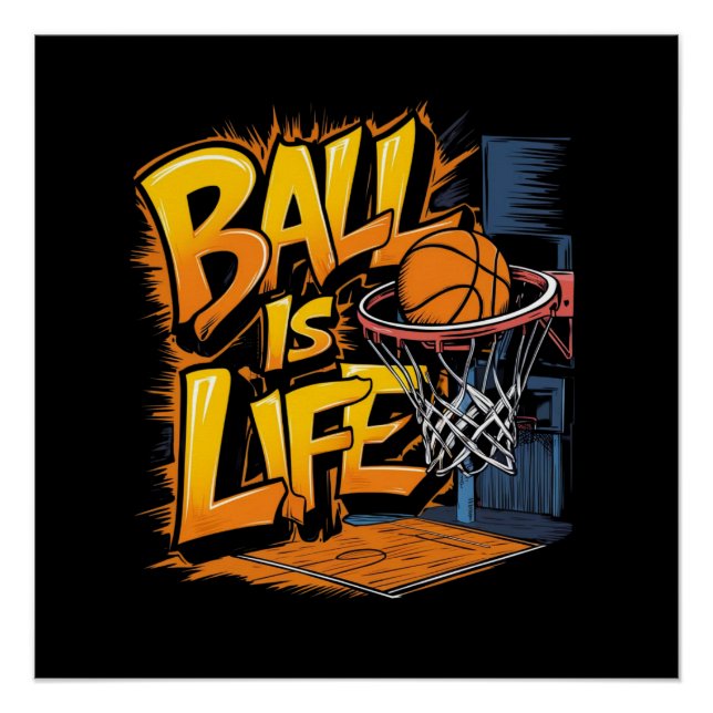 Poster La balle est la vie (Devant)
