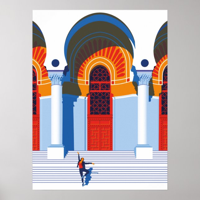 Poster La Ballerina d'Alger (Devant)