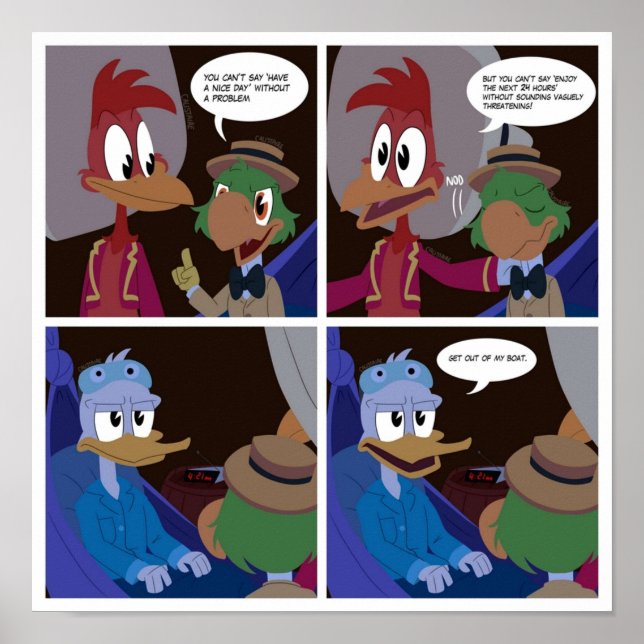 Poster La bande dessinée des trois caballeros (Devant)