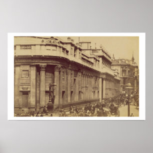 Poster La Banque d'Angleterre, Londres, c.1880 (photo de