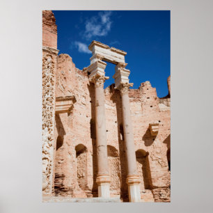 Poster La basilique de Sévère, Leptis Magna, Al Khums