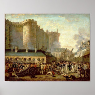 Poster La Bastille en pleine tempête