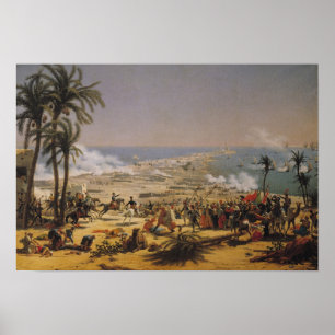 Poster La bataille d'Aboukir, le 25 juillet 1799