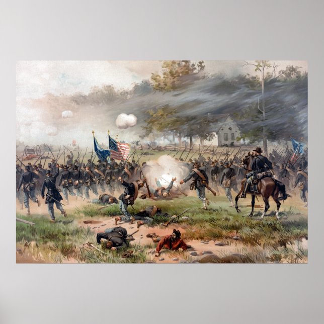 Poster La bataille d'Antietam - Guerre civile (Devant)