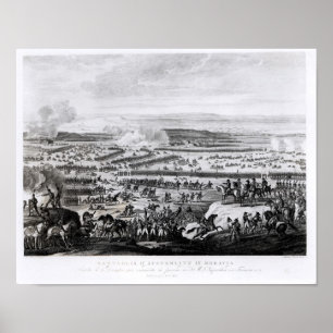 Poster La bataille d'Austerlitz en Moravie
