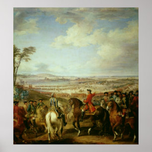 Poster La bataille de Lawfeld, le 2 juillet 1747