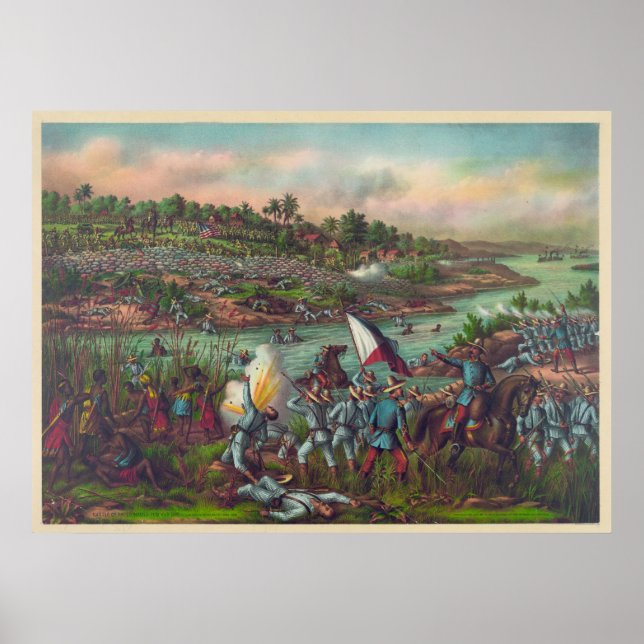 Poster La bataille de Manille Paceo Guerre Philippine-amé (Devant)