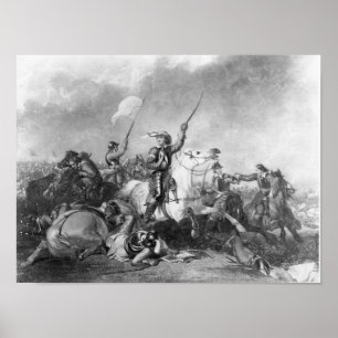 Poster La bataille de Marston amarrent, le 2 juillet 1644