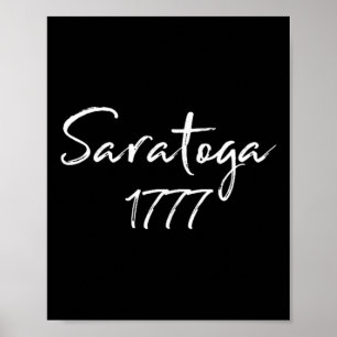 Poster La Bataille De Saratoga 1777 La Rrouille De La Gue