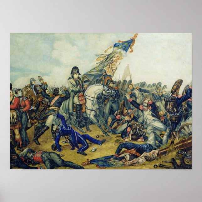 Poster La bataille de Waterloo en 1815, 1831 (Devant)