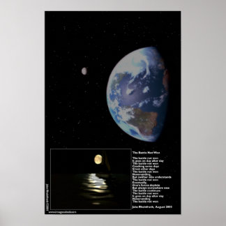 Poster La bataille n'a pas gagné : Arrière - plan de la T