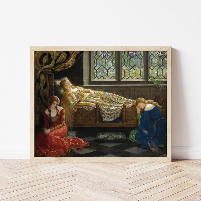 Poster La beauté du sommeil | John Collier (Créateur téléchargé)