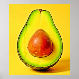 Poster La beauté d'une conception d'Avocado saine