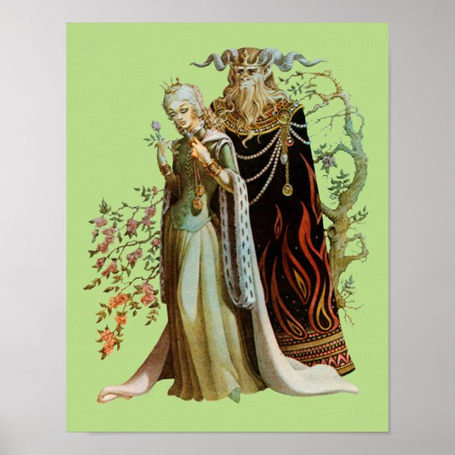 Poster La beauté et la bête (Devant)