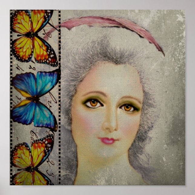 Poster La beauté et les papillons (Devant)