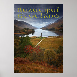 Poster La belle Ecosse, monument de Glenfinnan