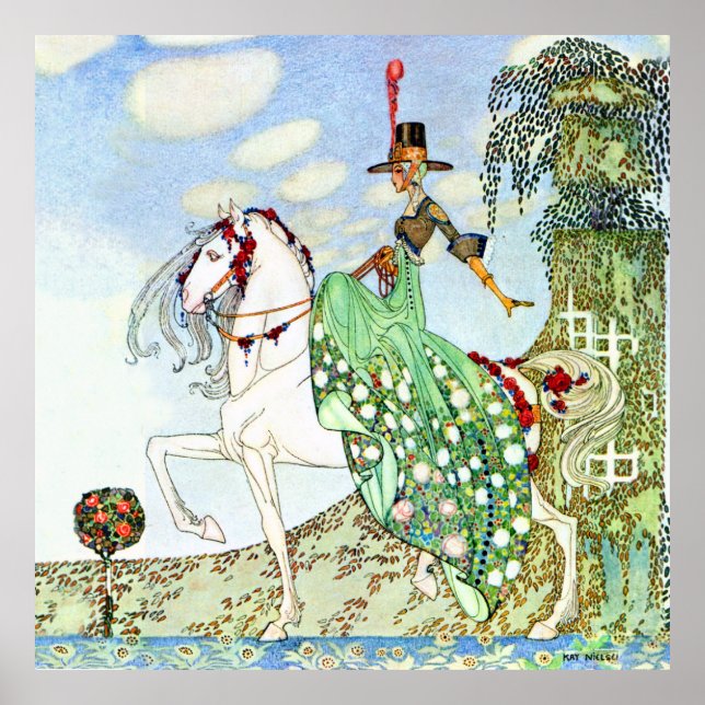 Poster La belle princesse Minotte de Kay Nelsen (Devant)