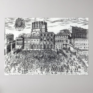 Poster La bénédiction du pape Pie V