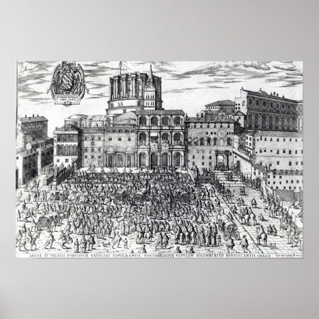 Poster La bénédiction du pape Pie V (Devant)