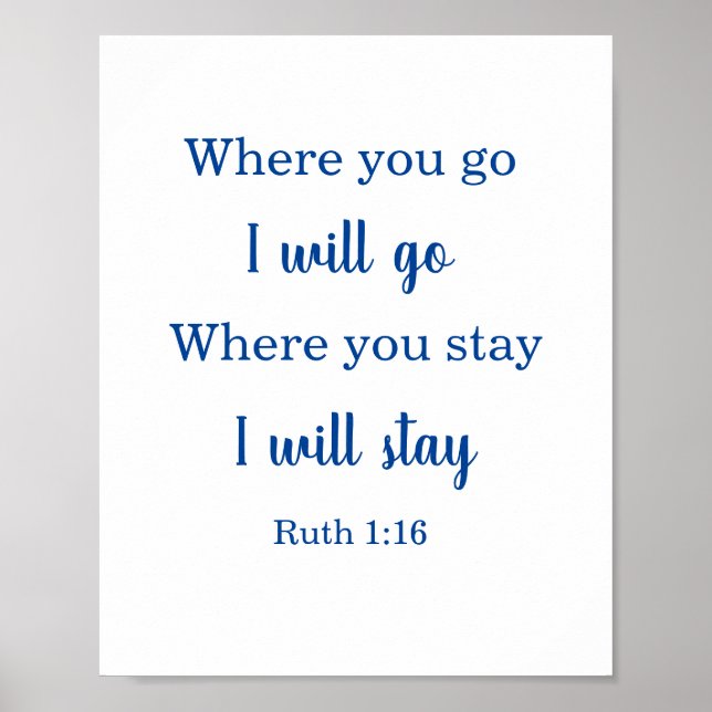 Poster La Bible mariage Ruth (Devant)