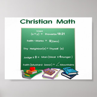 Poster La Bible Math