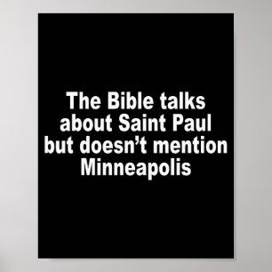 Poster La Bible Parle De Saint-paul Mais Ne Mentionne