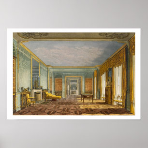 Poster La Bibliothèque du Roi vue du Pavillon Royal