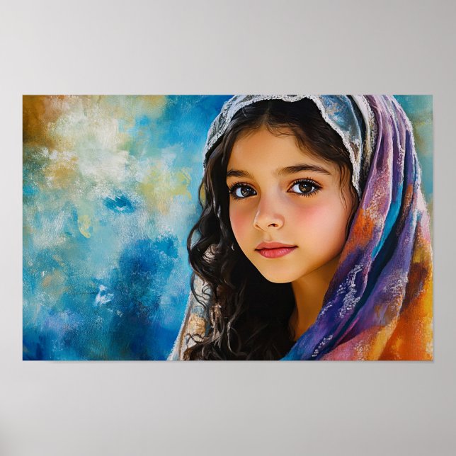 Poster La bienheureuse Vierge Marie en jeune fille (Devant)