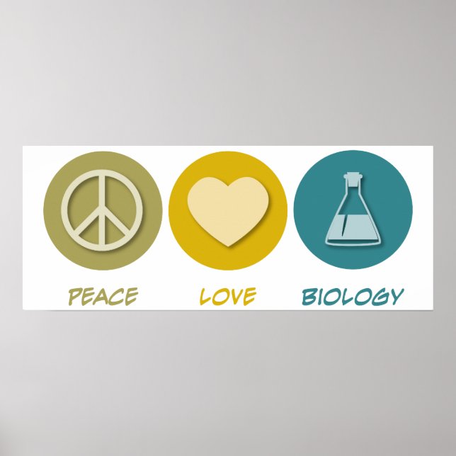 Poster La biologie de l'amour pour la paix (Devant)