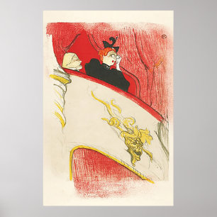 Poster La boîte avec le masque doré