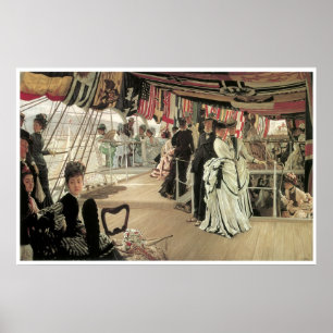 Poster La boule à bord, James Tissot